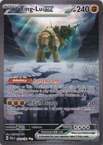Scarlet & Violet Paldea Evolved 263/193 Ting-Lu ex