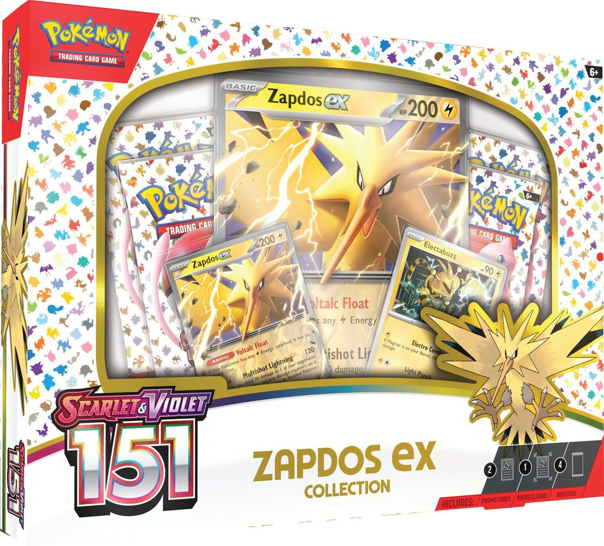 Pokémon TCG: Scarlet & Violet-151 Collection Zapdos ex