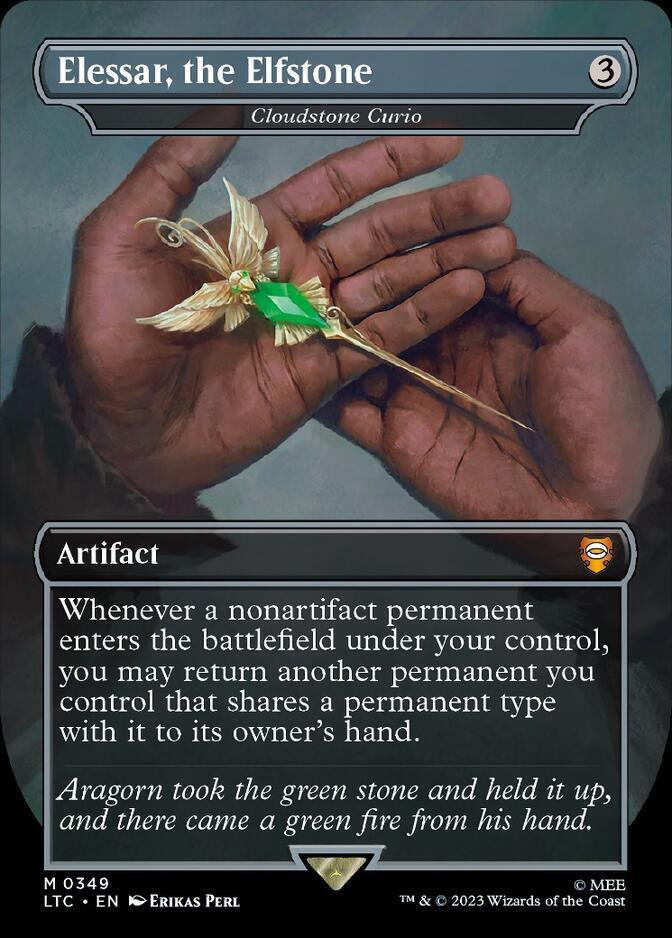 MTG Lord Of The Rings 0349 Cloudstone Curio (Borderless Art)