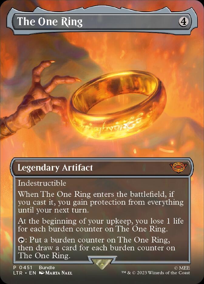 MTG Lord Of The Rings 0451 The One Ring (Bundle Promo)