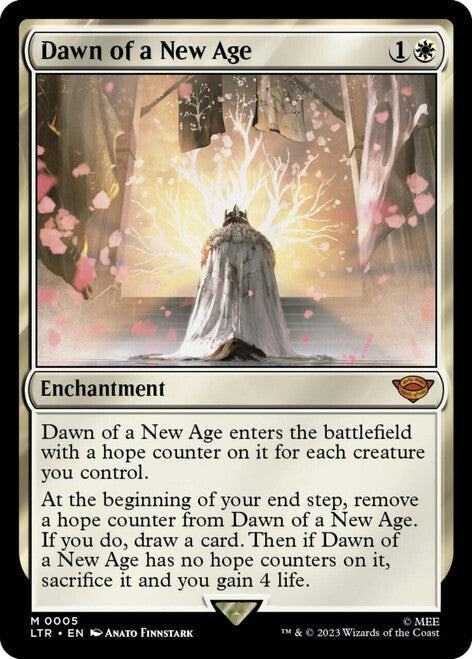 MTG Lord Of The Rings 0005 Dawn of a New Age (Foil)