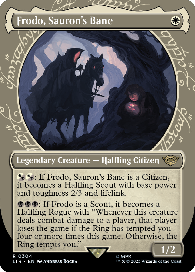 MTG Lord Of The Rings 0304 Frodo, Sauron's Bane (Showcase)
