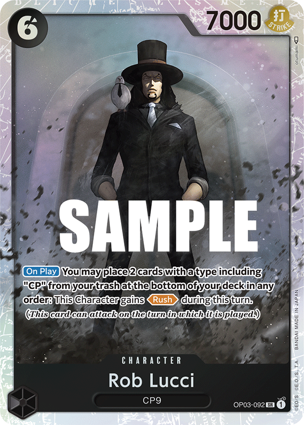 OP03-092 | SR | CHARACTER Rob Lucci