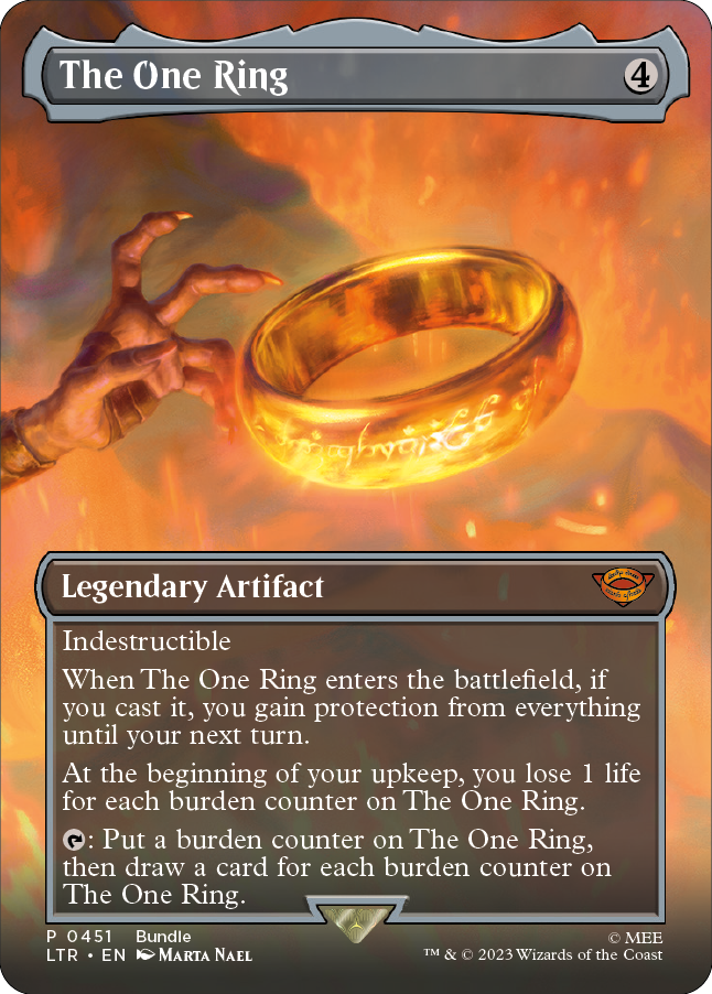 MTG Lord Of The Rings 0451 The One Ring Foil