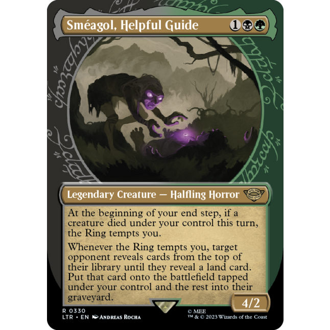 MTG Lord Of The Rings 0330 Sméagol, Helpful Guide (Showcase)