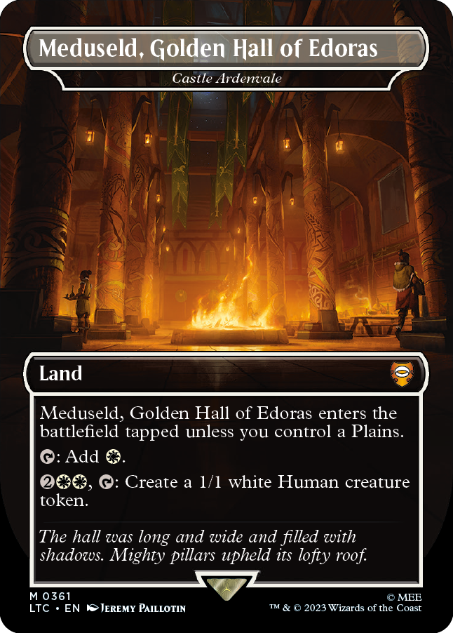 MTG Lord Of The Rings 0361 Castle Ardenvale (Borderless Art)