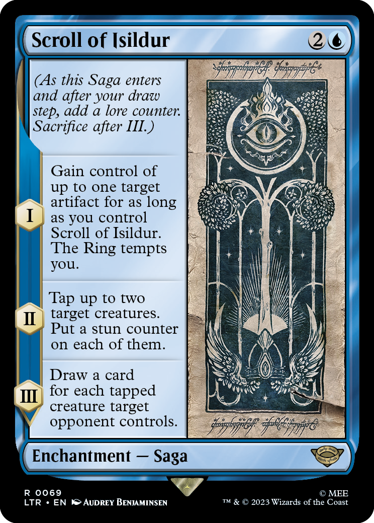 MTG Lord Of The Rings 0069 Scroll of Isildur (Foil)