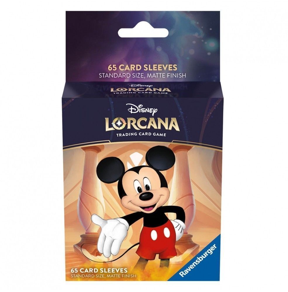 Disney Lorcana - 65 Mickey Mouse Card Sleeves - Set 1