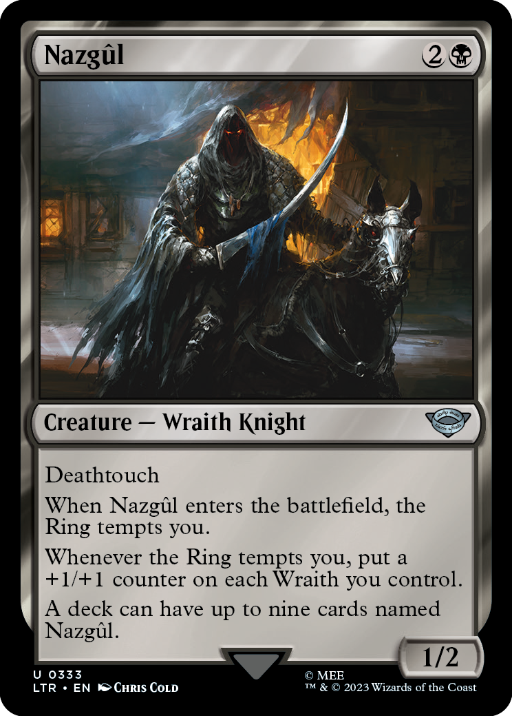 MTG Lord Of The Rings 0333 Nazgûl (Foil)