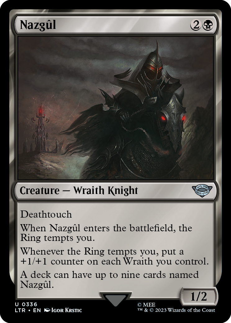 MTG Lord Of The Rings 0336 Nazgûl (Foil)