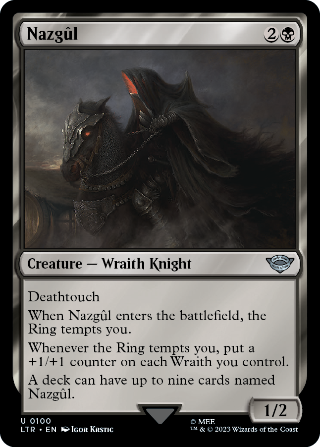 MTG Lord Of The Rings 0100 Nazgûl (Foil)