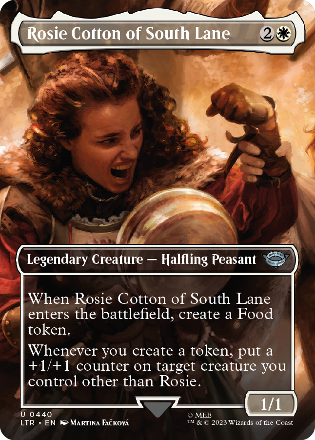 MTG Lord Of The Rings 0440 Rosie Cotton of South Lane (Borderless Art Foil)