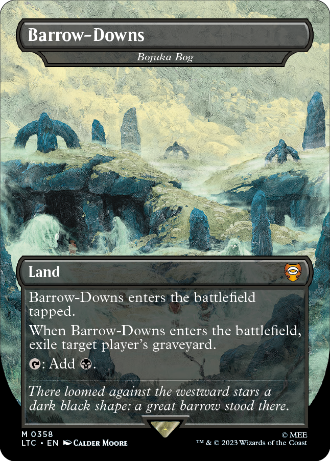 MTG Lord Of The Rings 0358 Bojuka Bog (Borderless Art Foil)