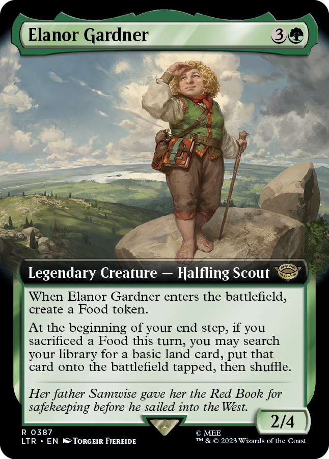 MTG Lord Of The Rings 0387 Elanor Gardner (Extended Art)
