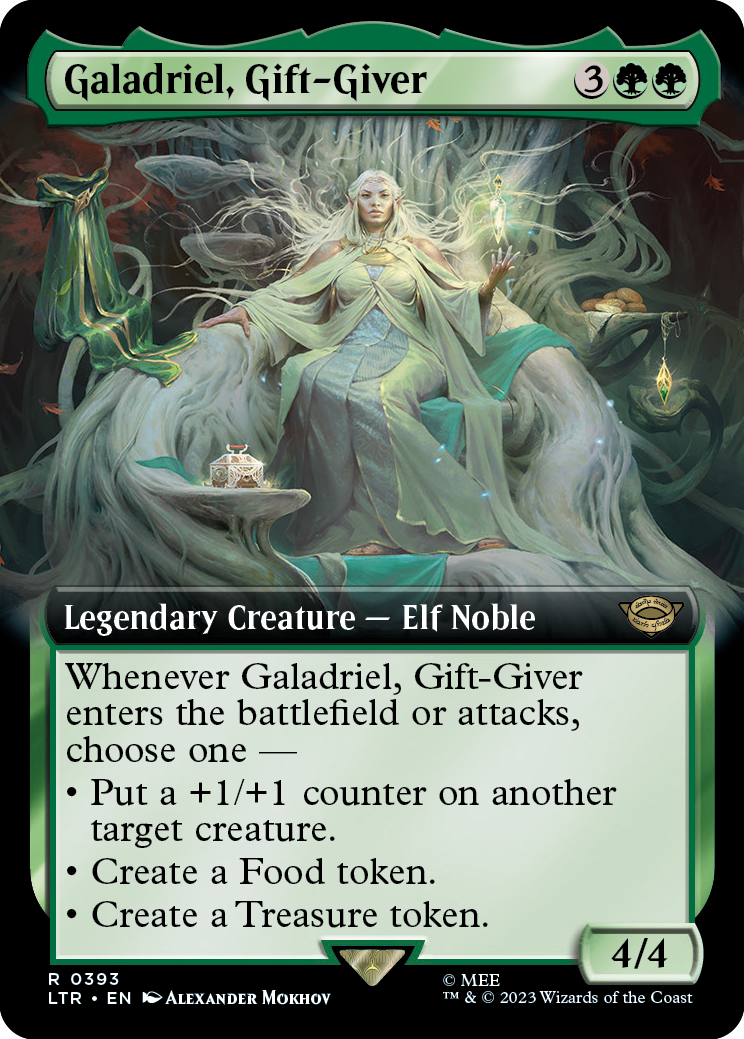 MTG Lord Of The Rings 0393 Galadriel, Gift-Giver (Extended Art)