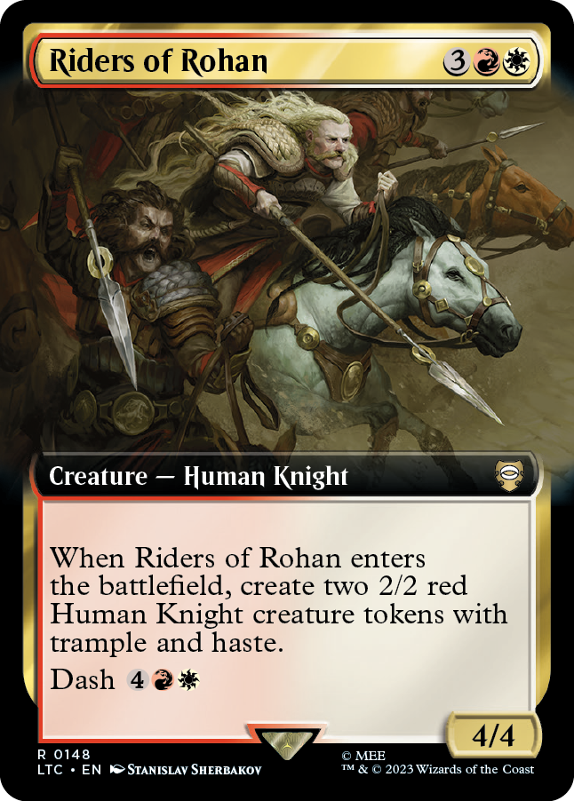 MTG Lord Of The Rings 0148 Riders of Rohan (Extended Art)