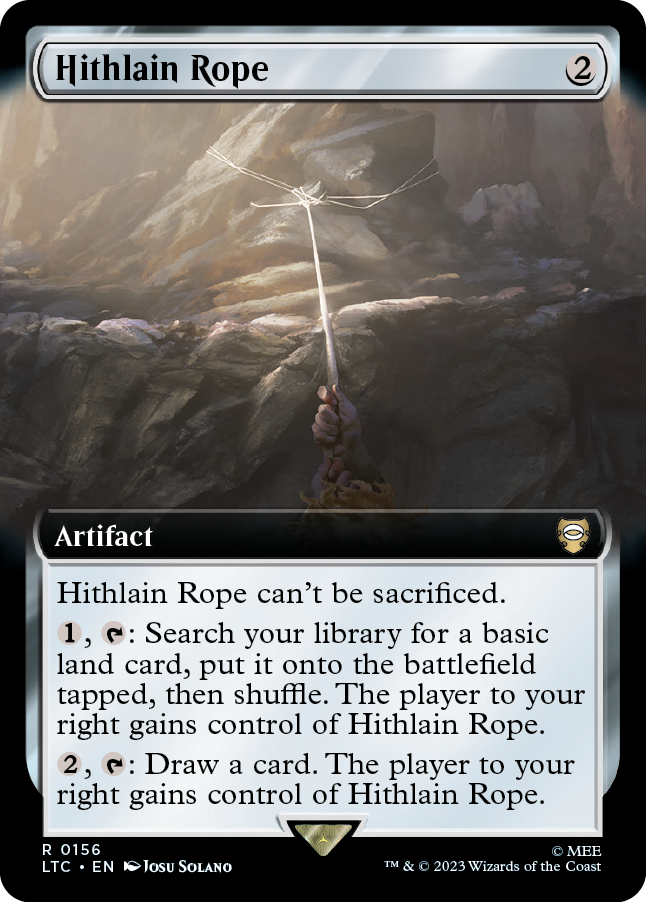 MTG Lord Of The Rings 0156 Hithlain Rope (Extended Art)