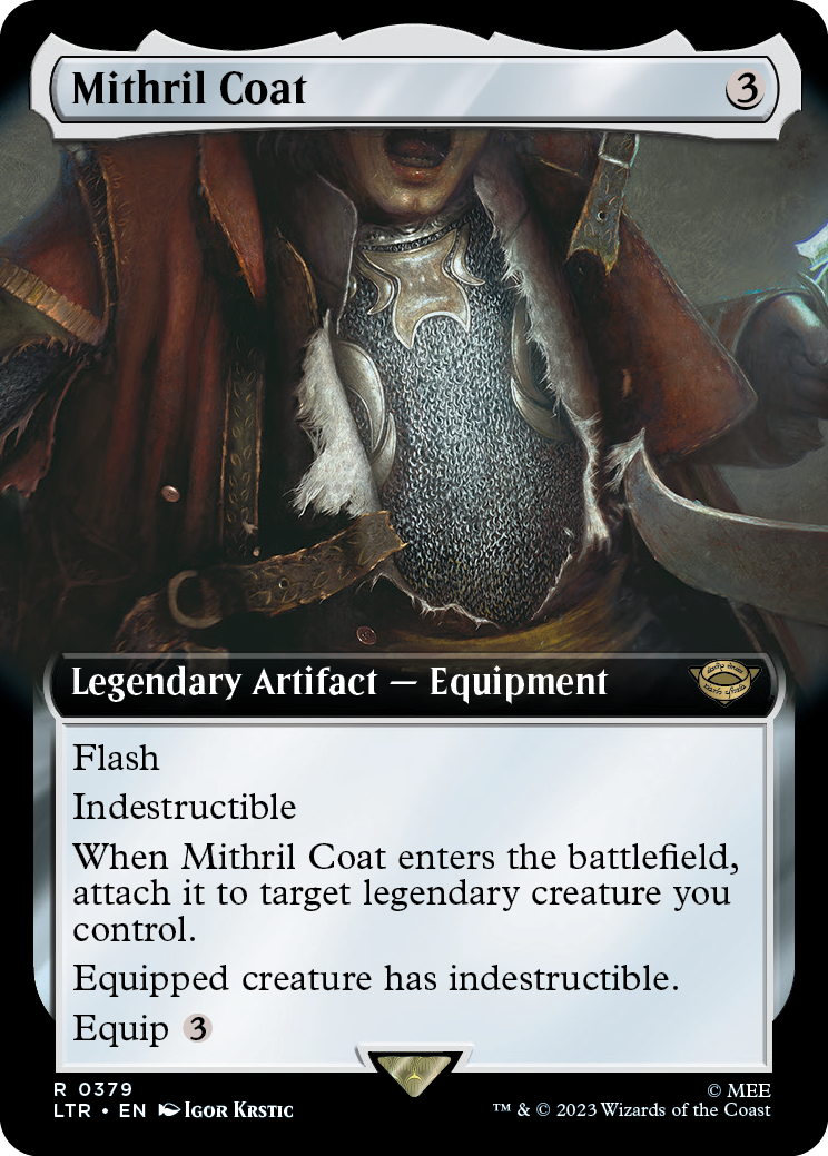 MTG Lord Of The Rings 0379 Mithril Coat (Extended Art)