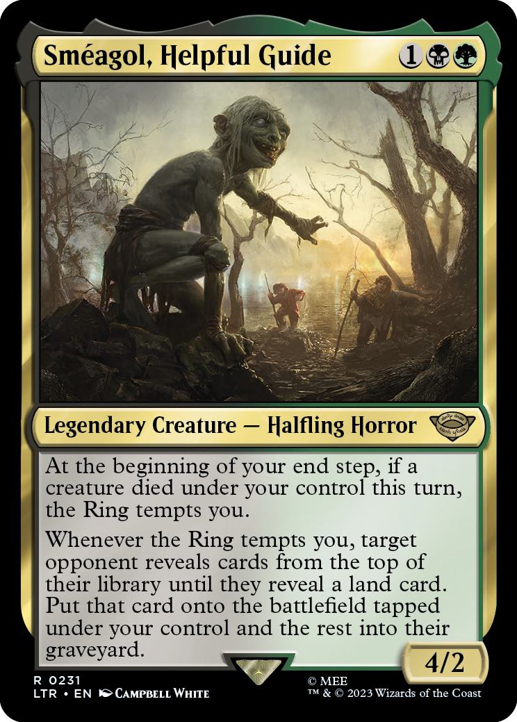 MTG Lord Of The Rings 0231 Sméagol, Helpful Guide (Foil)