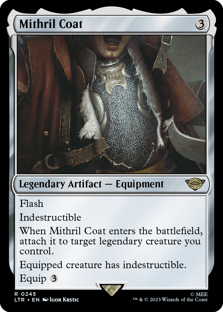 MTG Lord Of The Rings 0245 Mithril Coat (Foil)