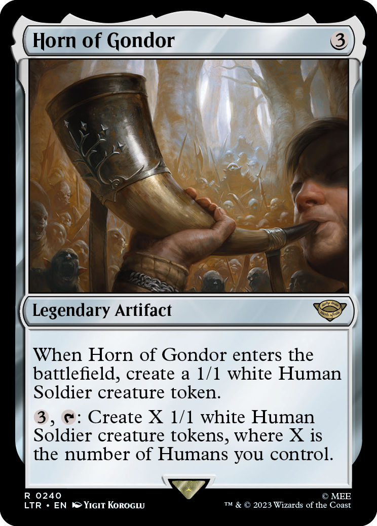 MTG Lord Of The Rings 0240 Horn of Gondor (Foil)