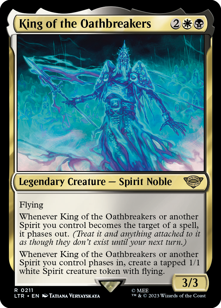 MTG Lord Of The Rings 0211 King of the Oathbreakers (Foil)