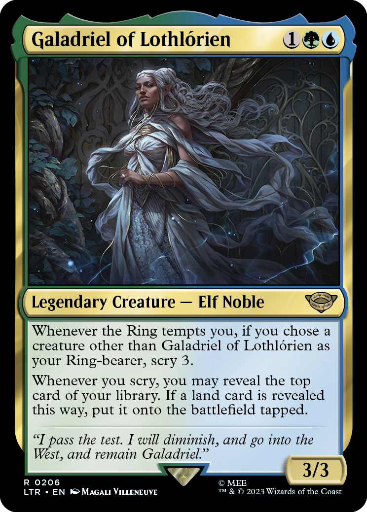 MTG Lord Of The Rings 0206 Galadriel of Lothlórien (Foil)