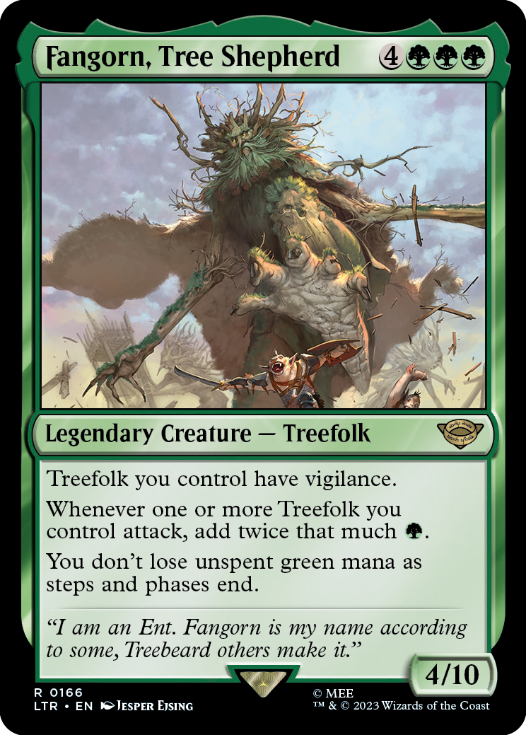 MTG Lord Of The Rings 0166 Fangorn, Tree Shepherd (Foil)