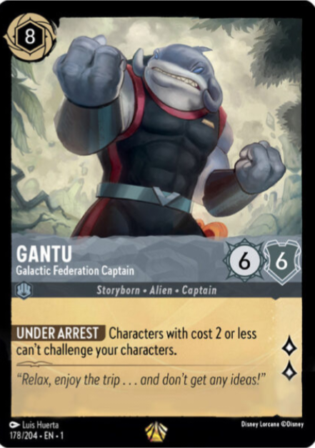 Disney Lorcana The First Chapter 178/204 GANTU Galactic Federation Captain