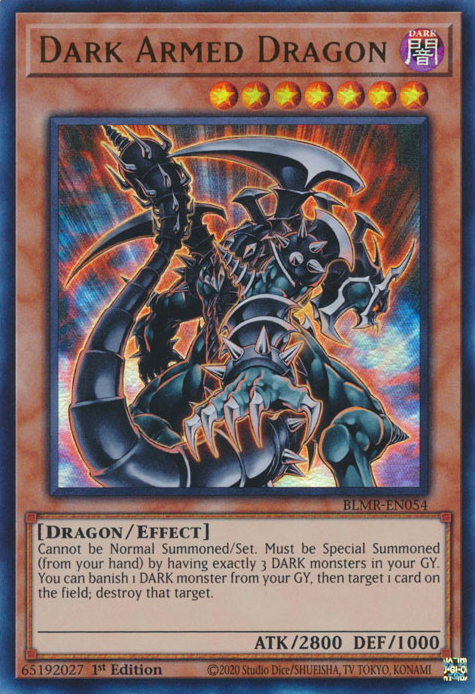 Battles of Legend: Monstrous Revenge BLMR-EN054 Dark Armed Dragon