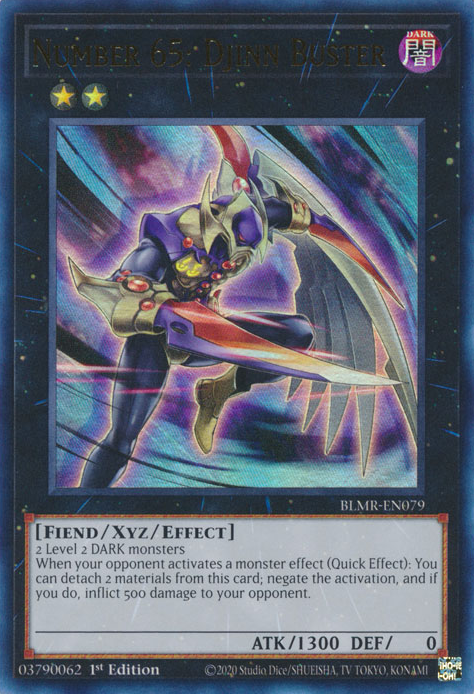 Battles of Legend: Monstrous Revenge BLMR-EN079 Number 65: Djinn Buster