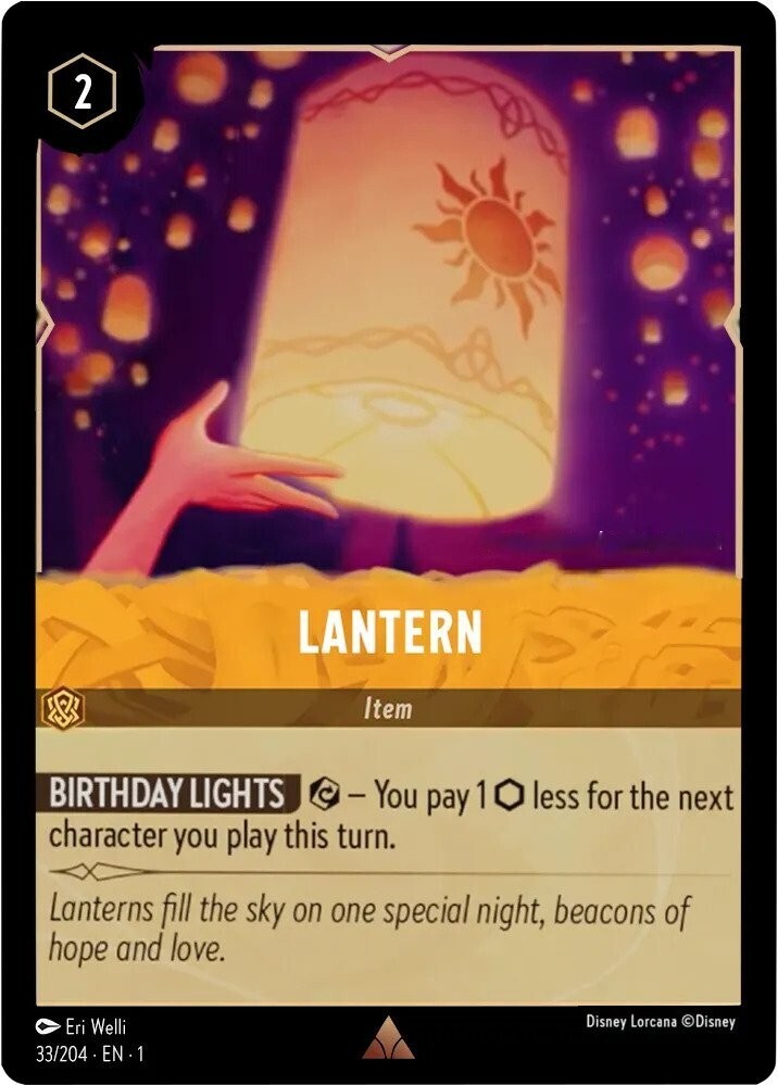 Disney Lorcana The First Chapter 033/204 LANTERN