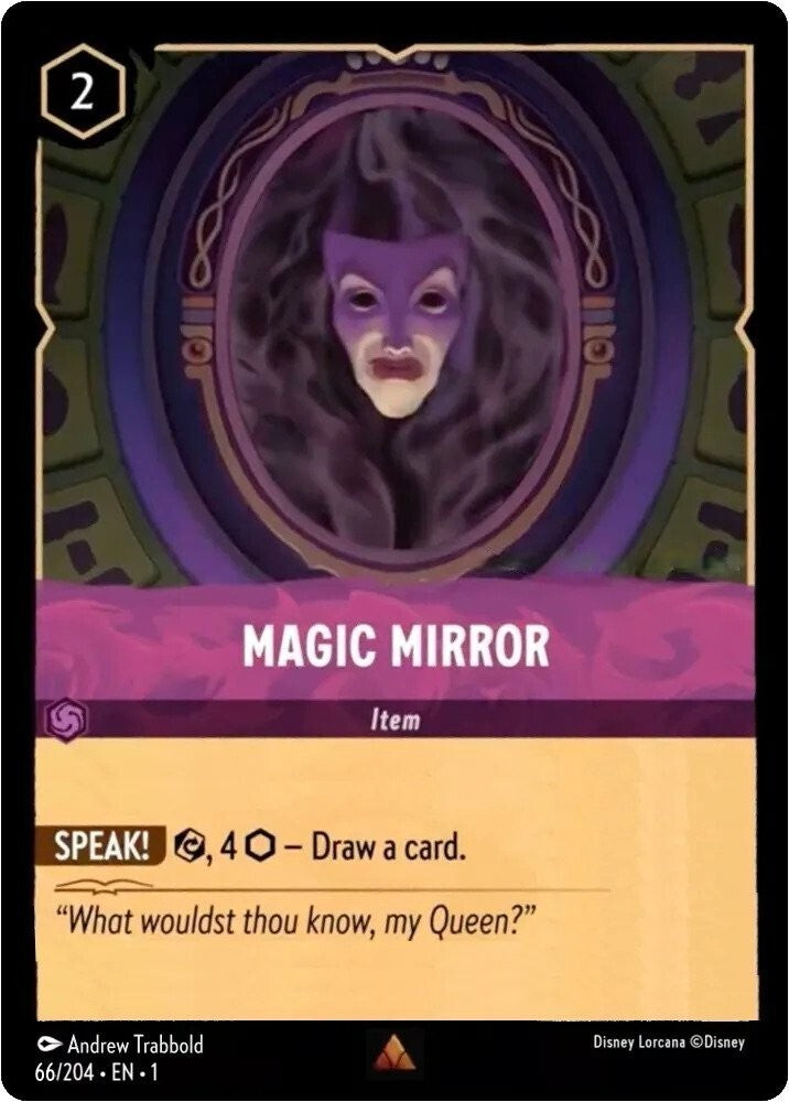 Disney Lorcana The First Chapter 066/204 MAGIC MIRROR Foil