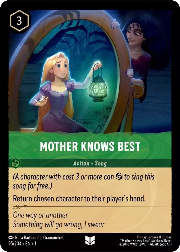 Disney Lorcana The First Chapter 095/204 MOTHER KNOWS BEST Foil