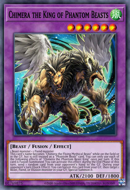 Duelist Nexus DUNE-EN033 Chimera the King of Phantom Beasts