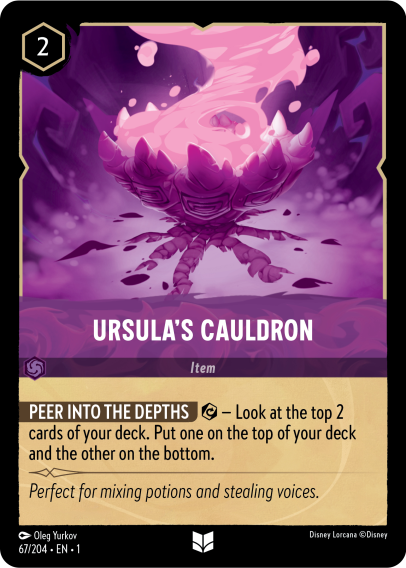 Disney Lorcana The First Chapter 067/204 URSULA'S CAULDRON