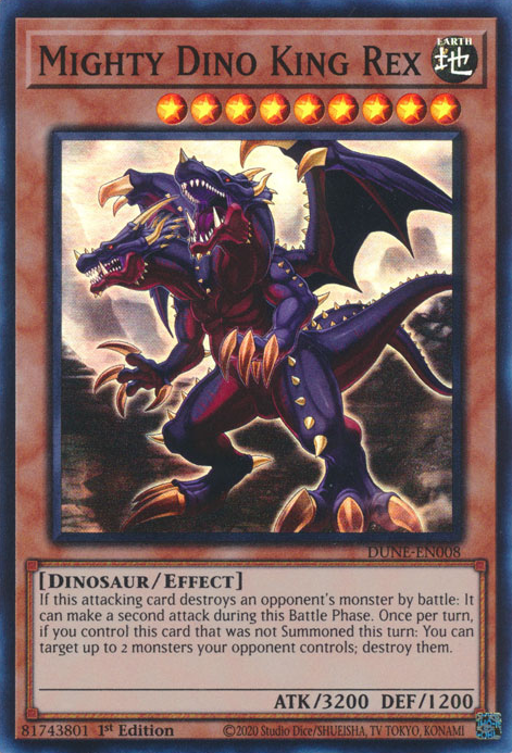Duelist Nexus DUNE-EN008 Mighty Dino King Rex