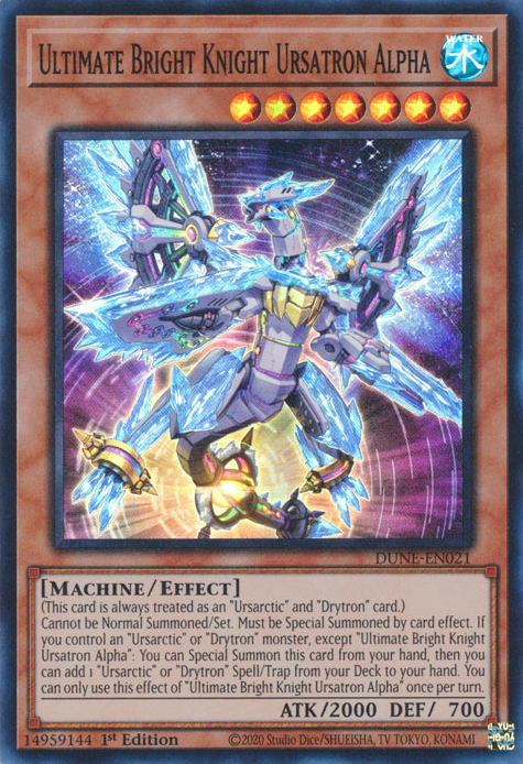 Duelist Nexus DUNE-EN021 Ultimate Bright Knight Ursatron Alpha