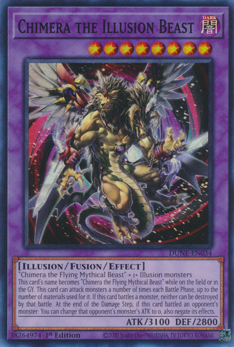 Duelist Nexus DUNE-EN034 Chimera the Illusion Beast