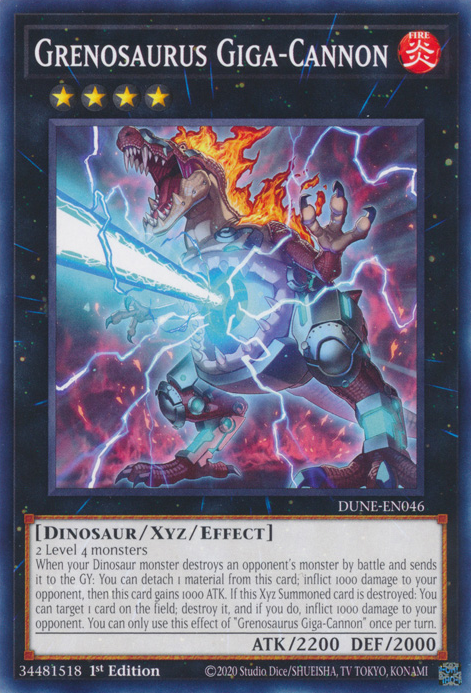 Duelist Nexus DUNE-EN046 Grenosaurus Giga-Cannon
