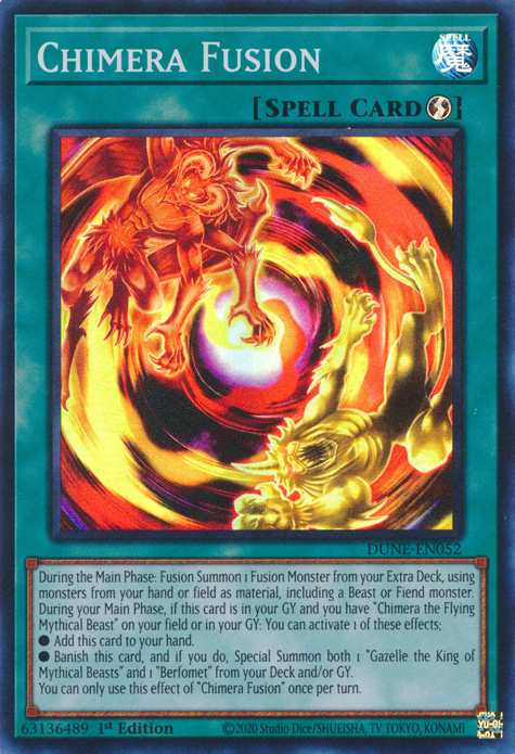 Duelist Nexus DUNE-EN052 Chimera Fusion