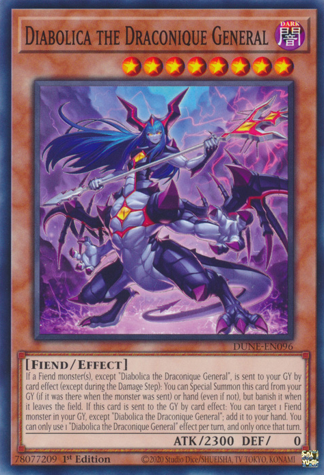 Duelist Nexus DUNE-EN096 Diabolica the Draconique General