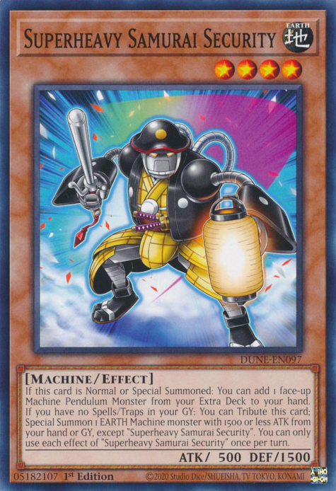 Duelist Nexus DUNE-EN097 Superheavy Samurai Security