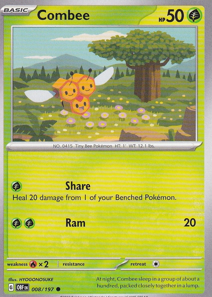 Scarlet & Violet Obsidian Flames 008/197 Combee