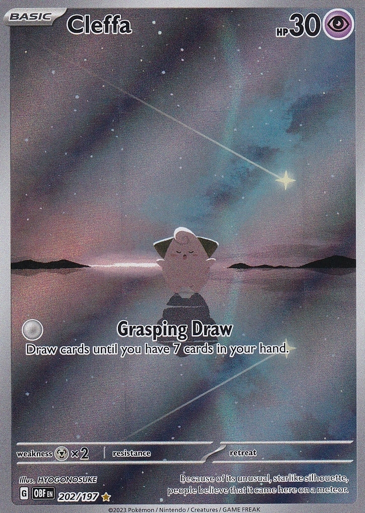 Scarlet & Violet Obsidian Flames 202/197 Cleffa