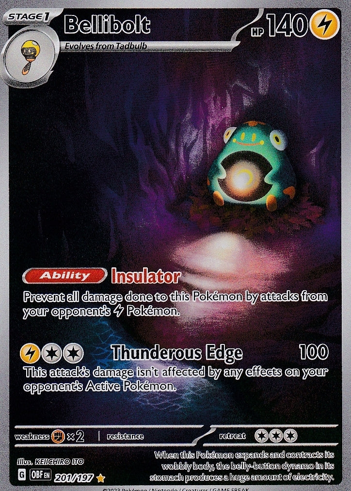 Scarlet & Violet Obsidian Flames 201/197 Bellibolt