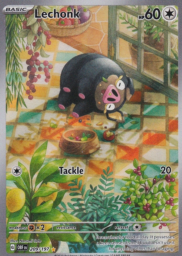 Scarlet & Violet Obsidian Flames 209/197 Lechonk