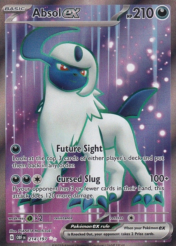 Scarlet & Violet Obsidian Flames 214/197 Absol ex