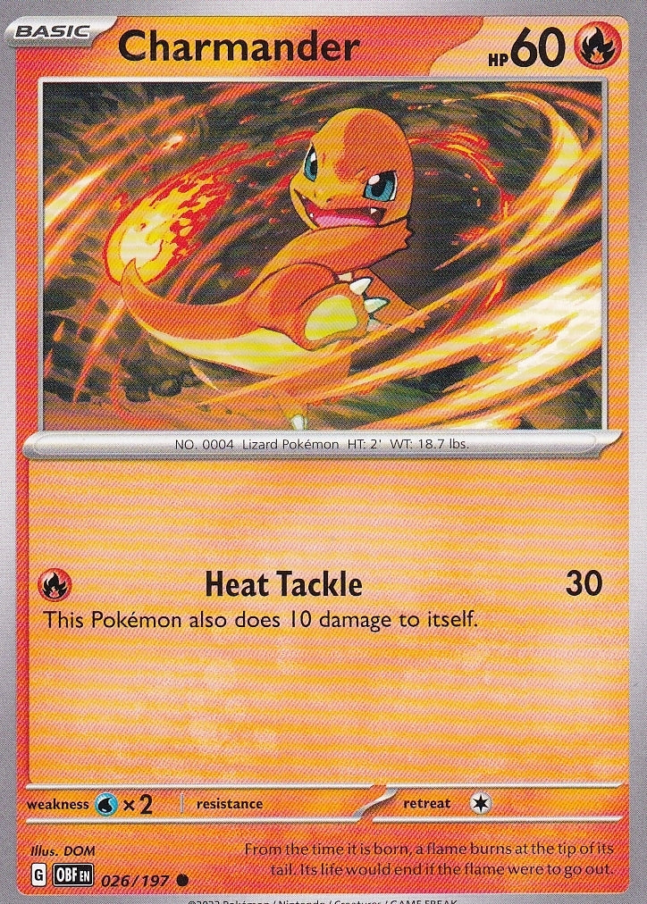 Scarlet & Violet Obsidian Flames 026/197 Charmander
