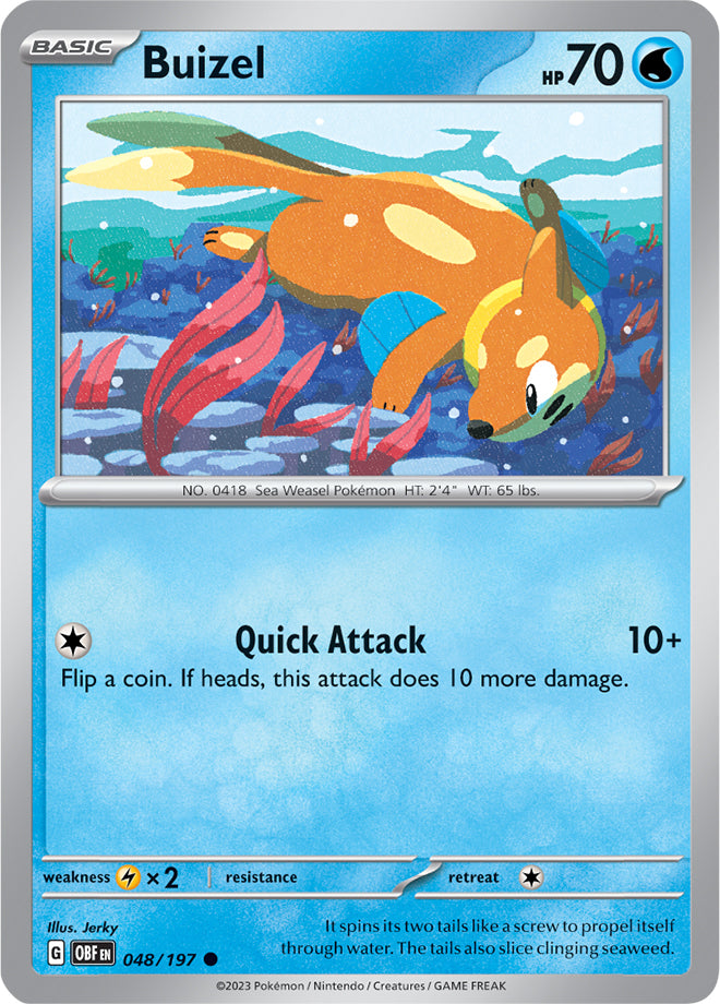 Scarlet & Violet Obsidian Flames 048/197 Buizel
